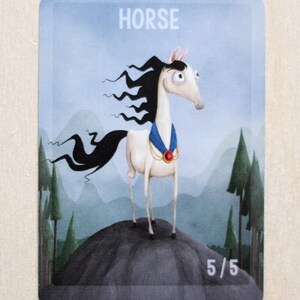 Horse custom Token for Magic the Gathering, MTG image 2