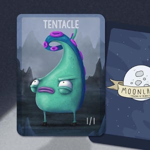 5 Tentacle Tokens for Nadir Kraken, Magic the Gathering, MTG