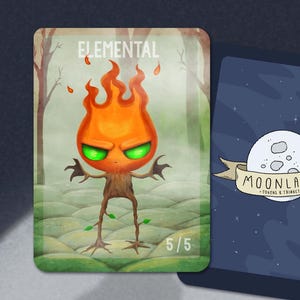 5 Elemental #4 Omnath Locus of Rage Token for Magic the Gathering, MTG