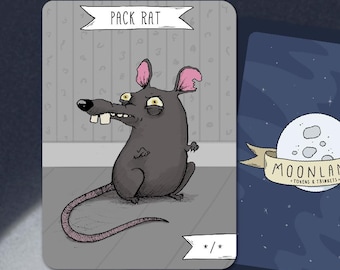 5 Pack Rat Tokens for Magic the Gathering, MTG