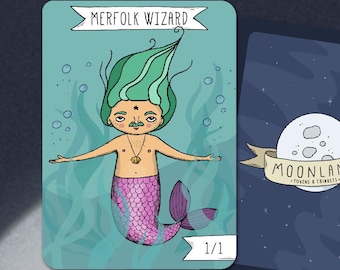Merfolk Token #2 - Magic Custom Tokens for MTG - Etsy