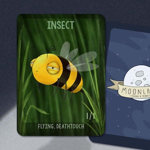 5 Insect #1 Tokens with deathtouch, for Hornet Queen, Magic the Gathering, MTG