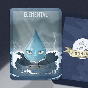 5 Elemental #2 Tokens for Master of Waves, Magic the Gathering, MTG