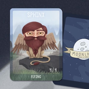 5 Sphinx Tokens for Magic the Gathering, MTG
