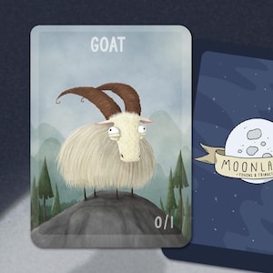 5 Goat Tokens for Magic the Gathering, MTG
