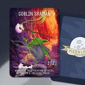 5 Goblin Shaman Tokens, Magic the Gathering, MTG