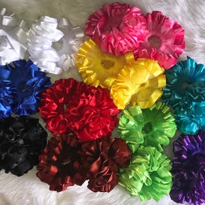 10 pair Ruffle Anklets (Satin Ribbon)