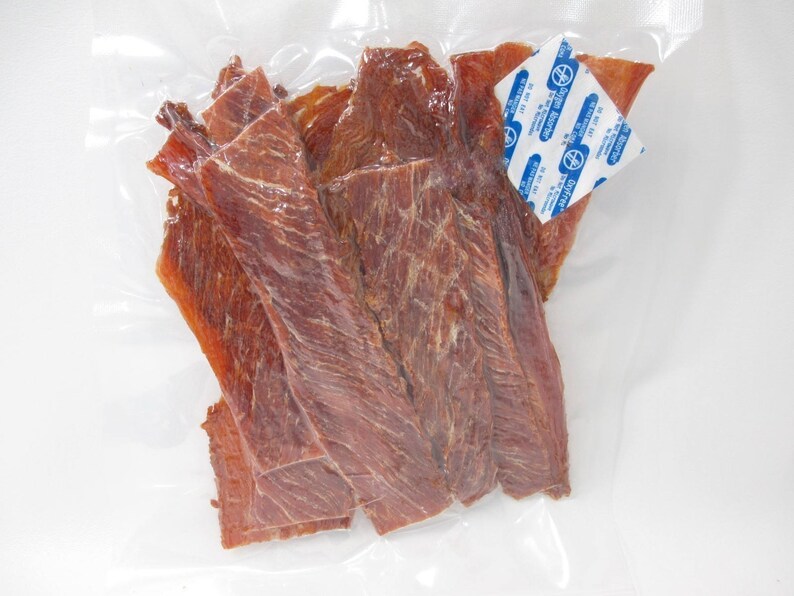 Mojo Jerky smoky Bacon Pork Loin Jerky Mild With Smoked Bacon Taste 1/4