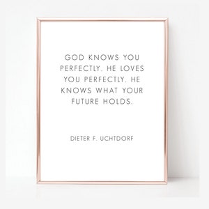 LDS quote - Printable Wall Art - General Conference Quote - Christian Quote - Mormon - Print - Inspirational - Apartment Decor - Home