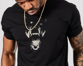 Dobermann Pinscher T-Shirt |  Bio-Baumwolle T-Shirt | Hund Bellen Shirt