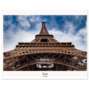 Eiffel Tower Fine Art Print | Stunning Parisian Architecture | Elegance & Beauty | Giclée Art Poster