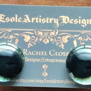 Glitter Safety Eyes | Hand-painted Safety Eyes | Crochet Amigurumi Eyes | 25mm eyes | Pair of Safety Eyes | 3D Sinker Eyes