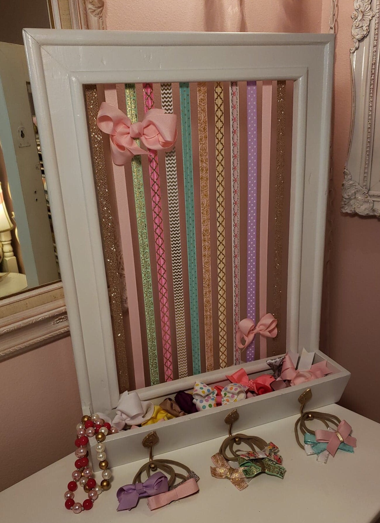 bow and headband holder
