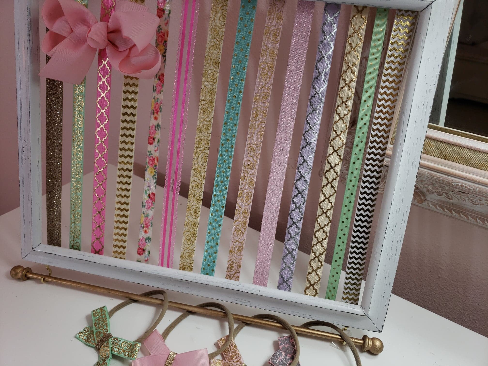 bow and headband holder
