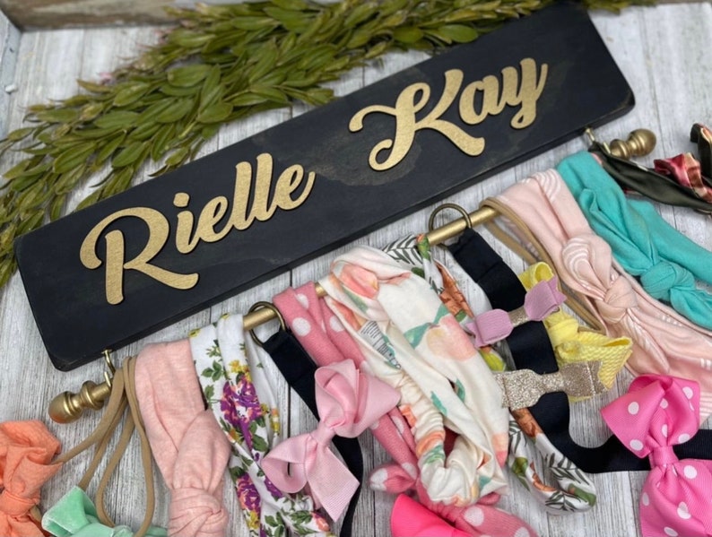 Accessory Wall Display Accessory Organizer Custom Nursery Etsy