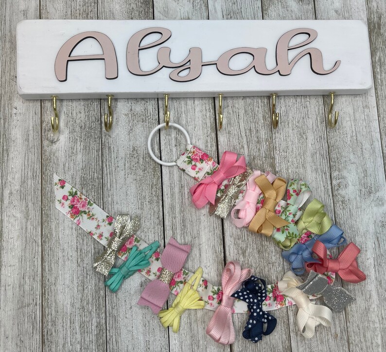 Accessory Wall Display Accessory Organizer Custom Nursery Etsy