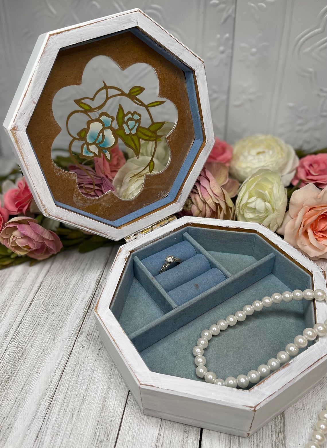 Discounted Jewelry Box White Jewelry Box Jewelry Storage Etsy