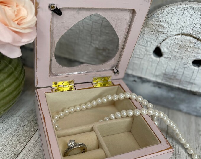 Girl's Jewelry Box Her First Jewelry Box Pink Jewelry Etsy