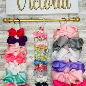 Add On Option to Display/Store More Bows and Hair Clips, Ribbon Ring(s), Bow Holder, Add Ribbons to Holder More Bows,