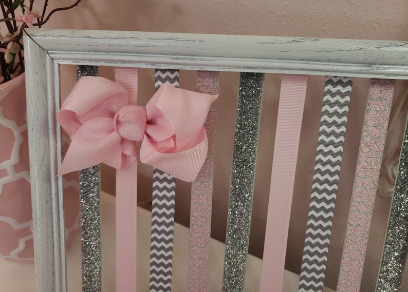Damisk Hair Bow Organizer Headband Holder Hair Girl Bow Holder Girl Nursery Decor Bow Holder Girls Room Deco Headband Organizer