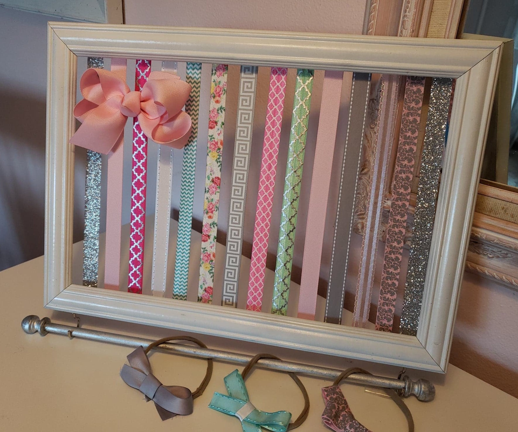 bow and headband holder