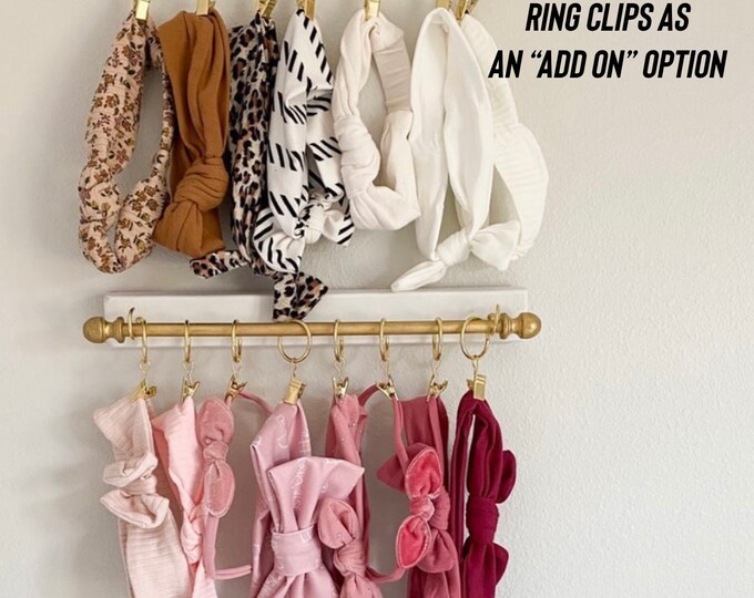Ribbon Clip Purchase Only/add Ring Clips - Etsy