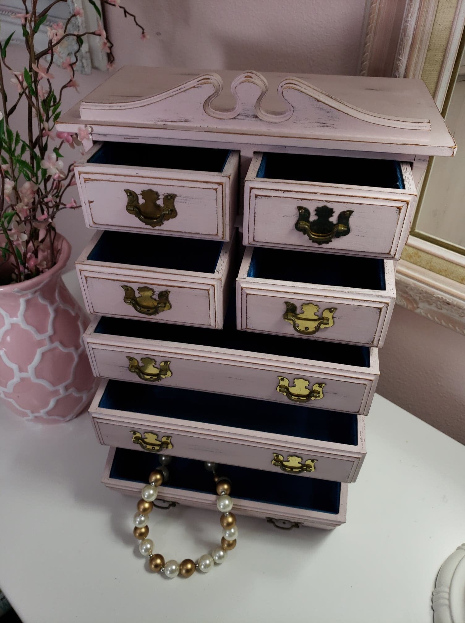 Girl's Jewelry Box Vintage Jewelry Box Retro Jewelry Etsy