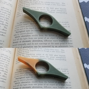 Book Page Holder, Color Changing and Glitter colors!, Thumb Page Holder, Book Accessories for Book Lover, Gift For Readers, 3D printed