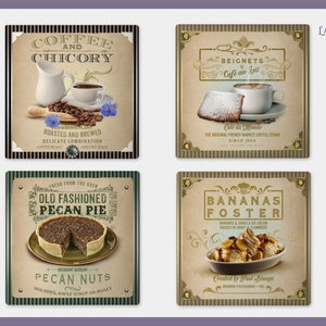New Orleans Coaster New Orleans Gift Employee Gift NOLA Talk Coaster Wedding Gift House Gift French Quarter Coasters NOLA Culture