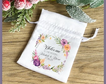 Custom Gift Bags Personalize Gift Bags Wedding Favor Bags Customize Your Gift Bag Personalize with Names Date Picture Image on Gift Bag