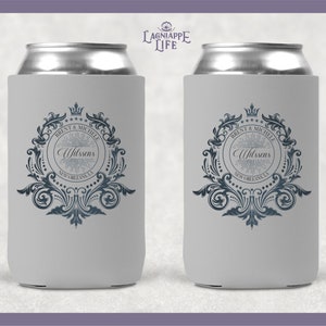Can Coolers Light Grey Wedding Logos Pictures Can Coolers Wedding Favors Personalized Can Coolers Logos Pictures Personalized Can Coolers