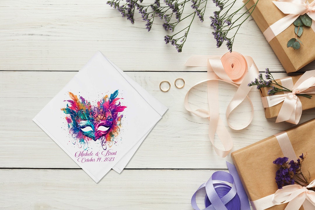 mardi gras handkerchief