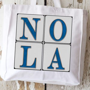 Tote Bag - New Orleans Street Tiles - Large NOLA Bag