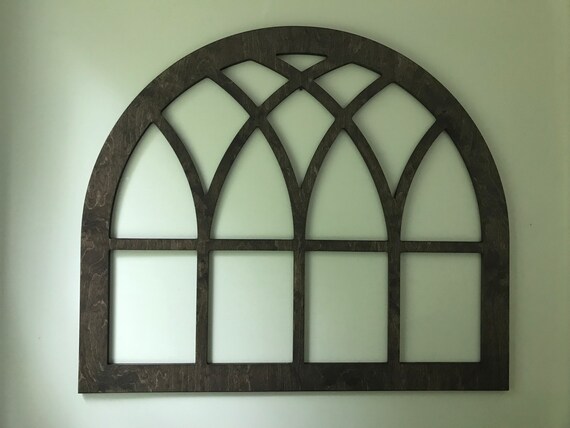 Arch Window Arched Farmhouse Frame Faux Window Frame Custom Etsy