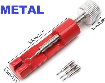 Link-Uhr und Armband-Entferner-Bügel-Tool-Kit-Reparatur-Armband-Band-Pin-Justierer-Metall-Öffner