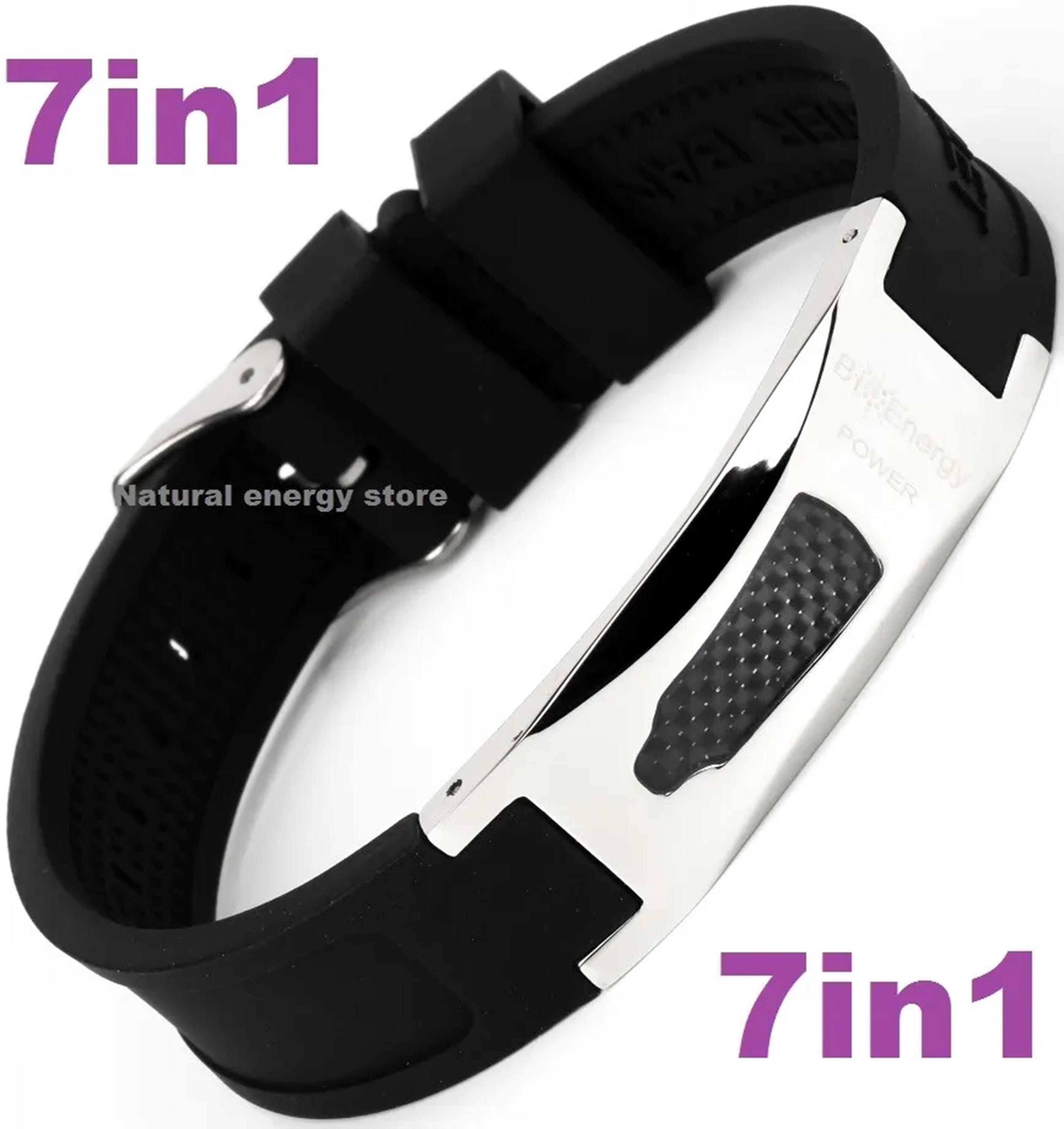Bracelet Magnétique énergie Santé En Acier Inoxydable Bio | Brassard Pour Arthrite Et Bien-être