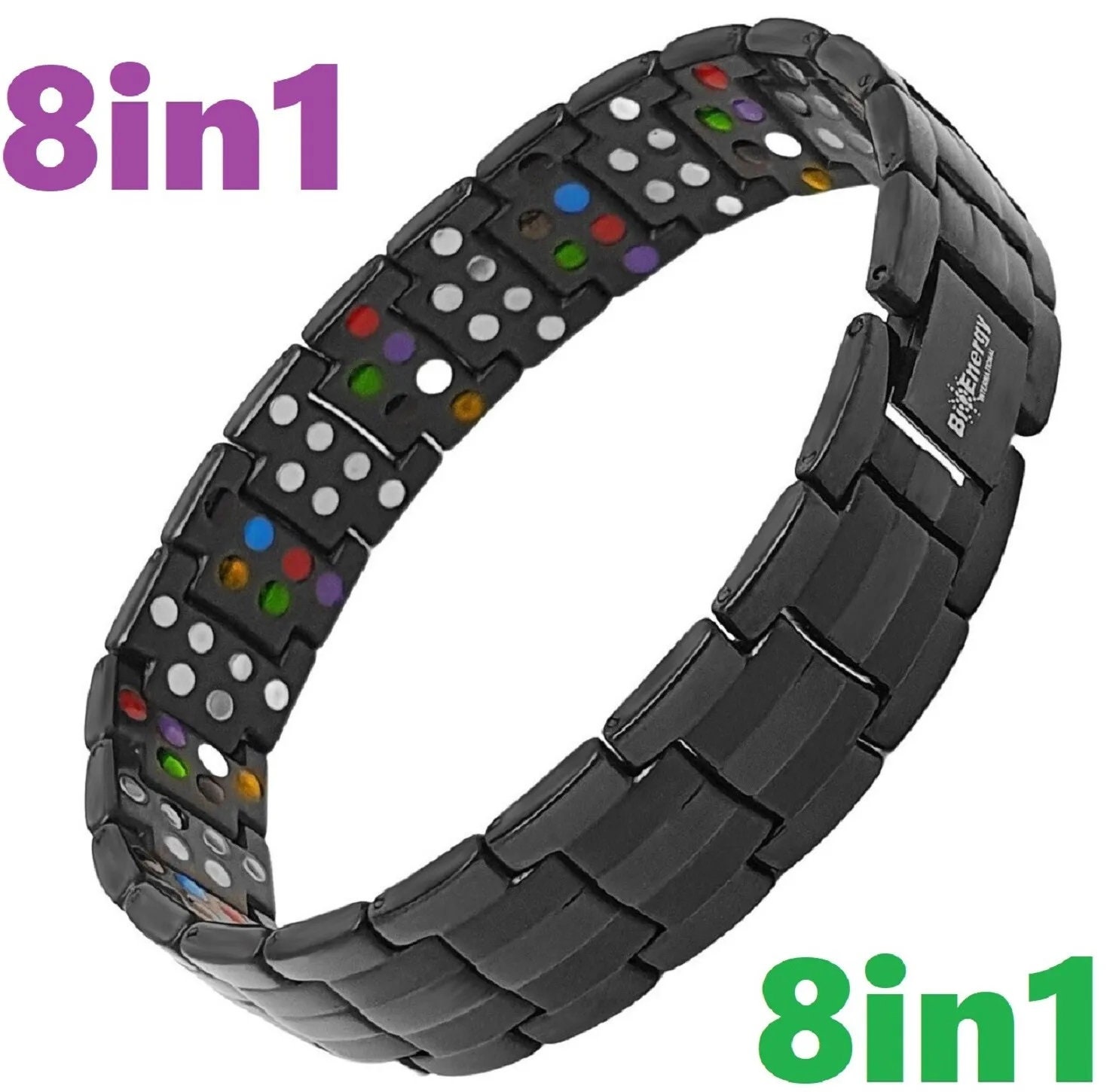 TITANIUM Magnetic Germanium Energy Armband Power Bracelet JADE 