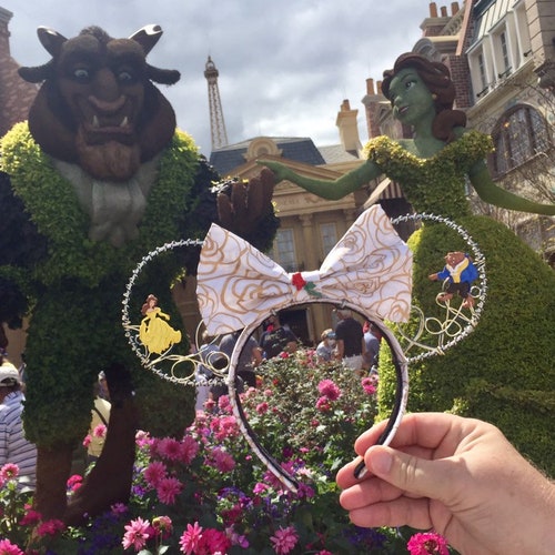 Beauty and the Beast Wire mickey ears