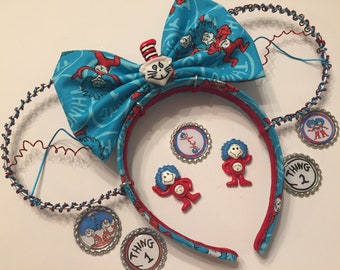 Thing 1 Thing 2 wire Mickey ears