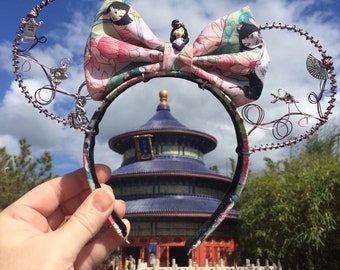 Mulan and Mushu wire mickey ears