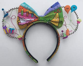 Happy Birthday Wire mickey ears