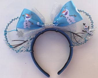 Olaf Frozen wire Mickey ears