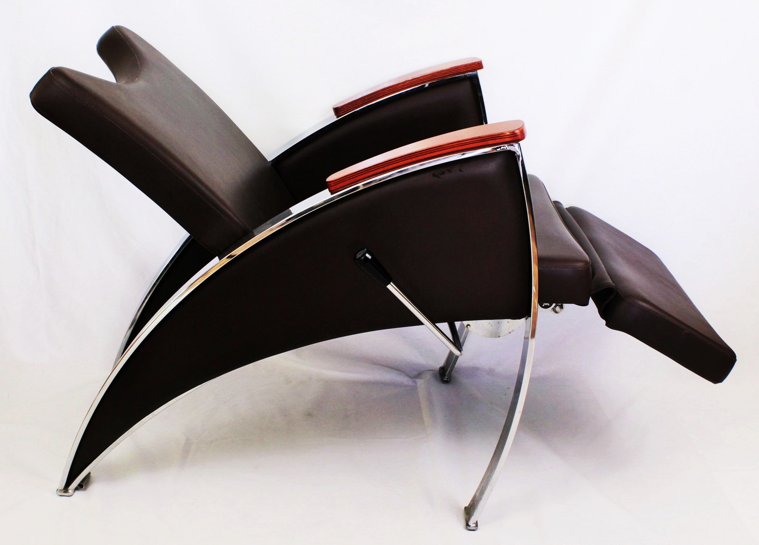 Fauteuil Original de Coiffeur Des Années 70-80 Retro