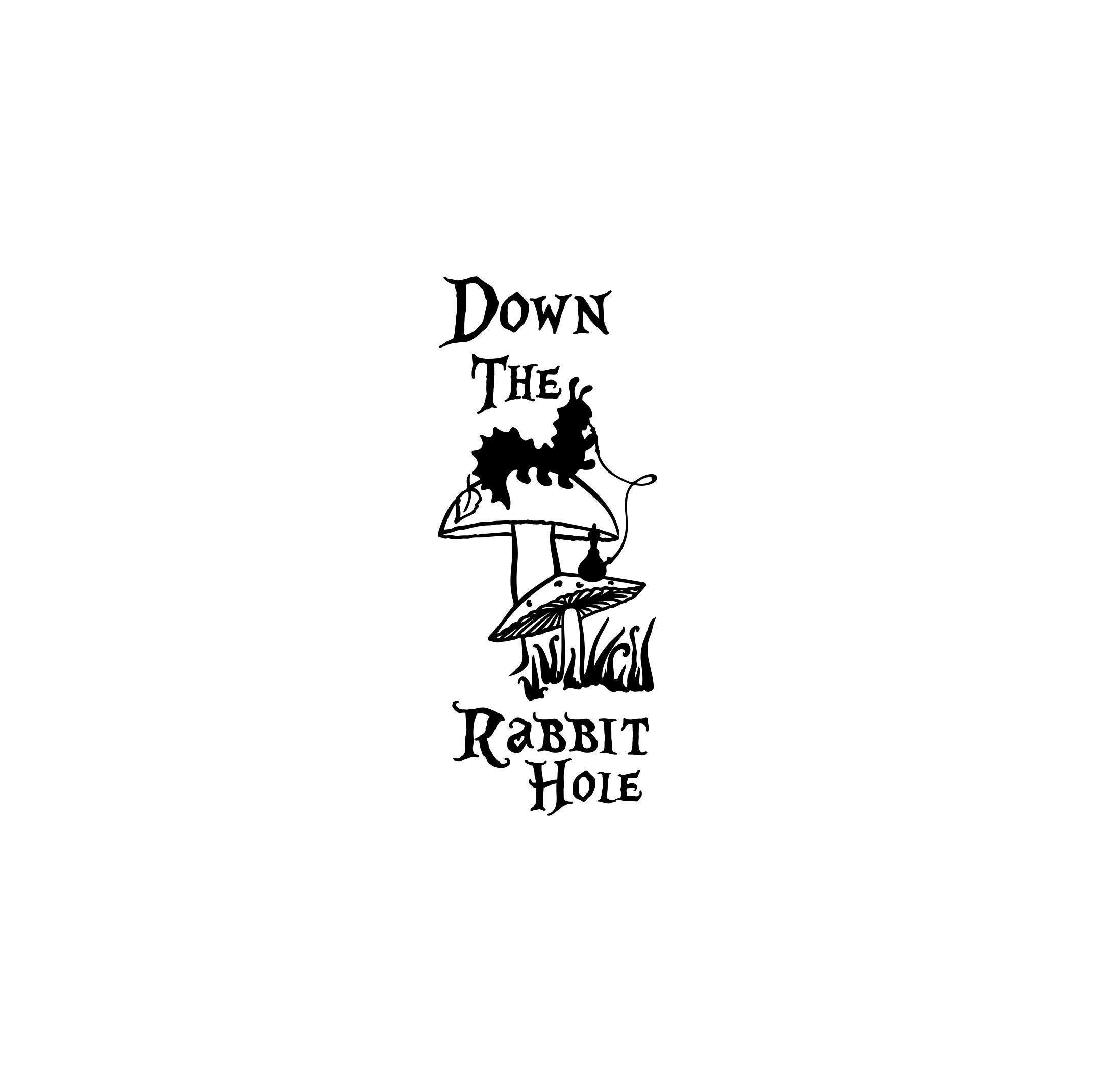 Down The Rabbit Hole Caterpillar Alice in Wonderland SVG PNG | Etsy