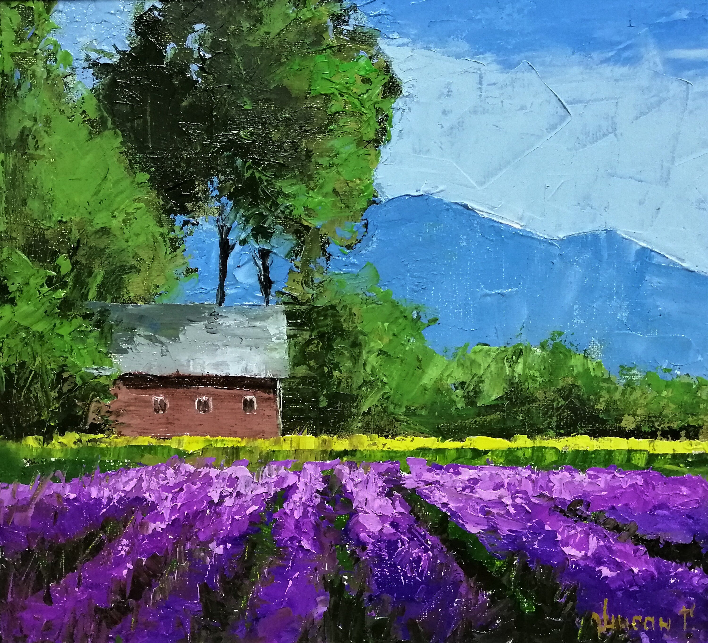 Painting series Scenery 4 oil painting on canvas painting Etsy