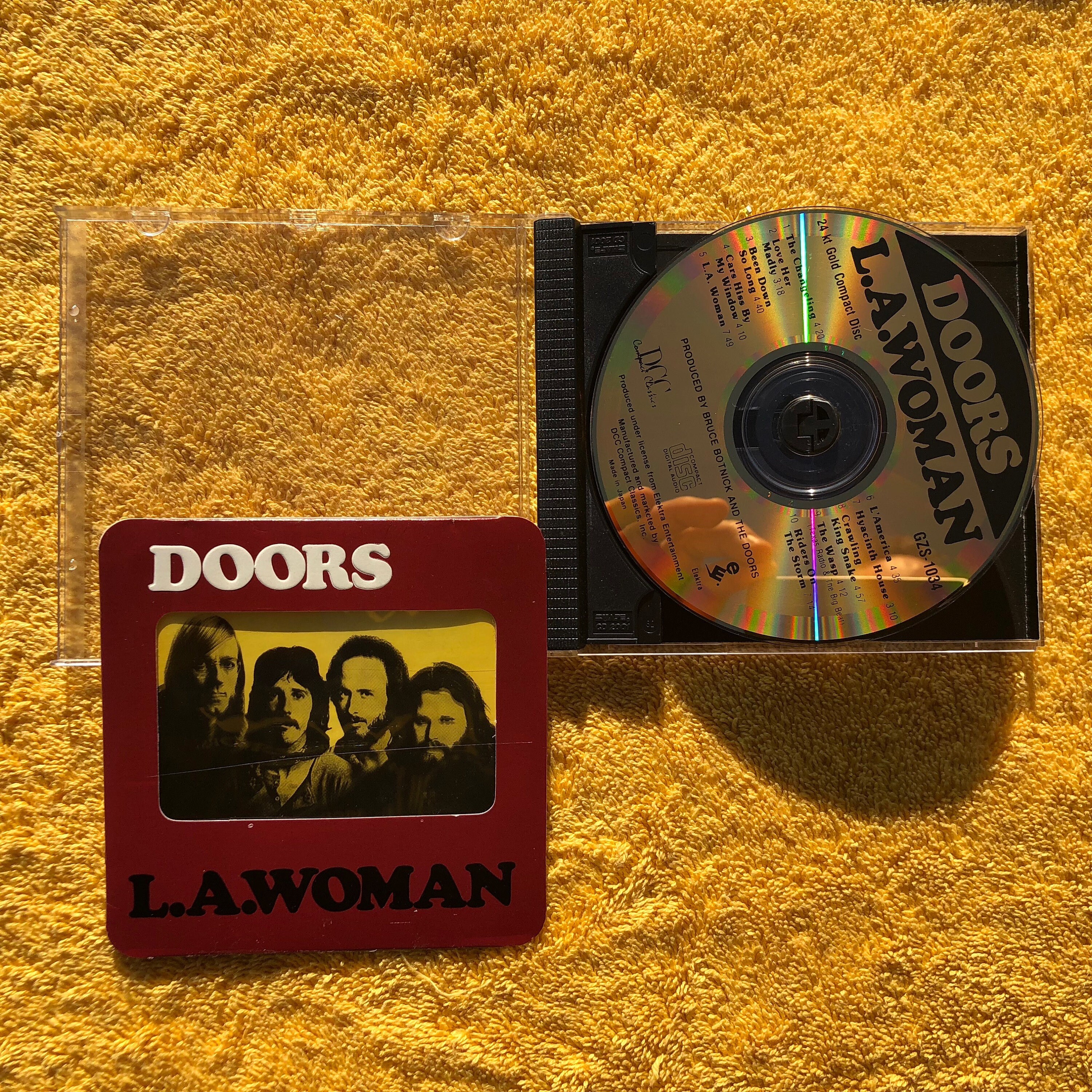 Doors L A Woman 24 Karat Gold Cd Remastered Reissued