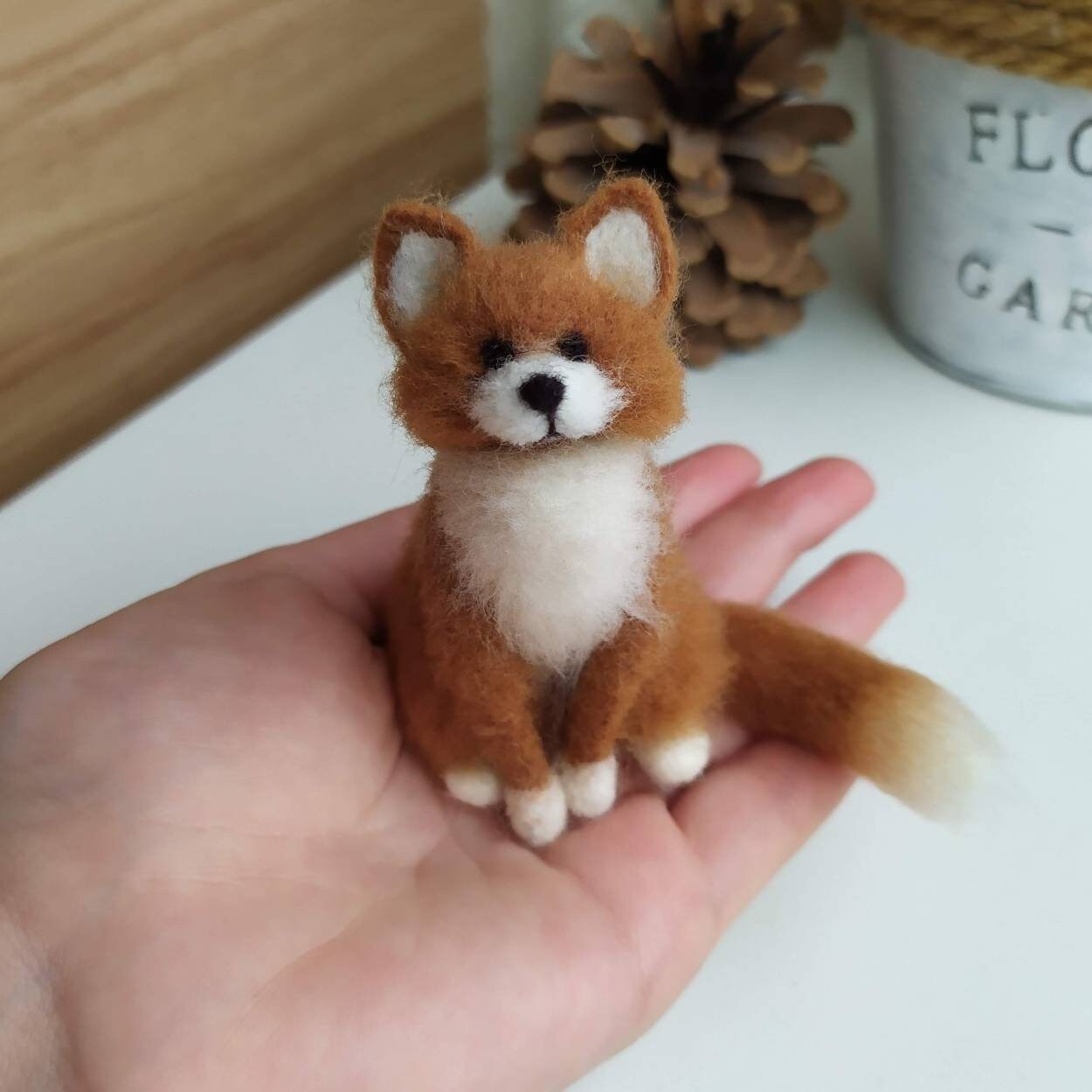 Needle Felting Fox PDF Pattern Needle Felted Fox Instant Etsy