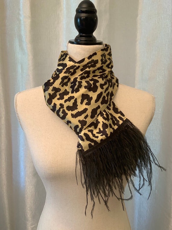 cheetah scarf
