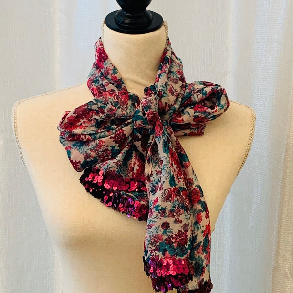 Jewel Tone Scarf Etsy