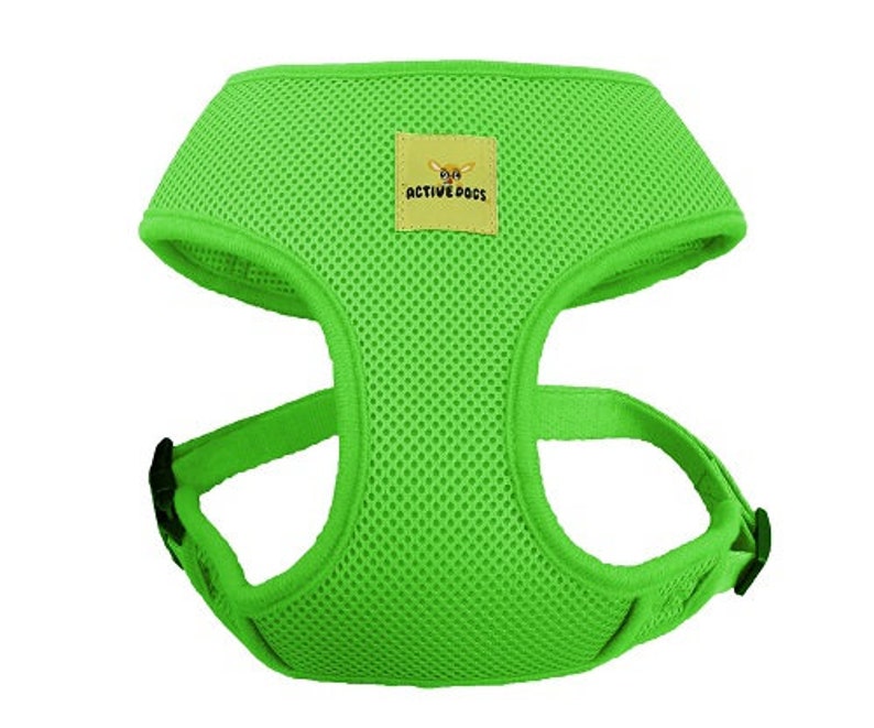 Lime Green Dog Harness Adjustable No Pull No Choke Etsy
